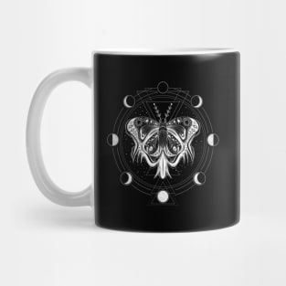 Moon Phases Moth Blackcraft Mug